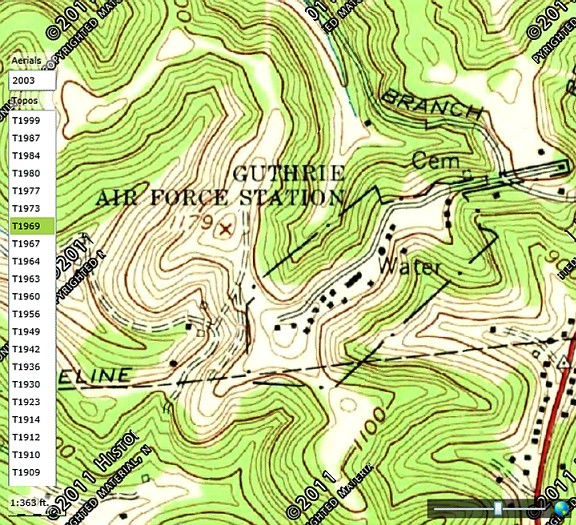 Aerial Images of Guthrie AFS, WV